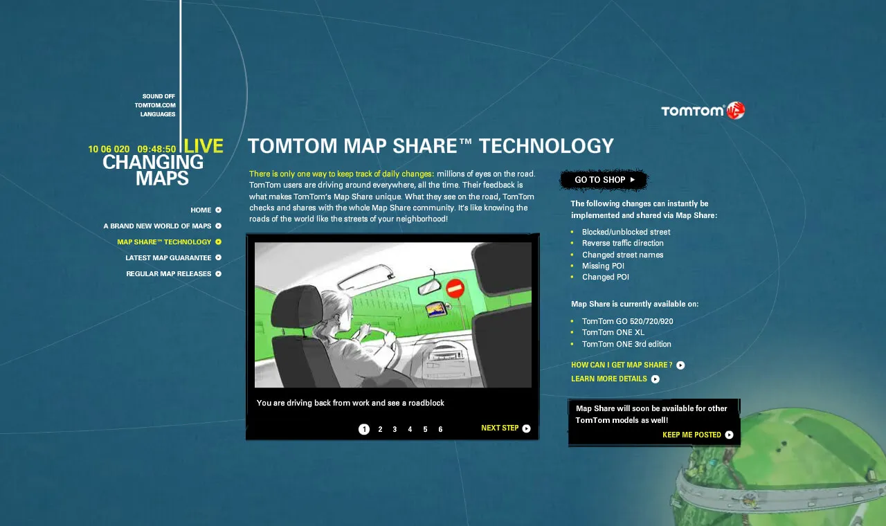 TomTom Live Changing Maps