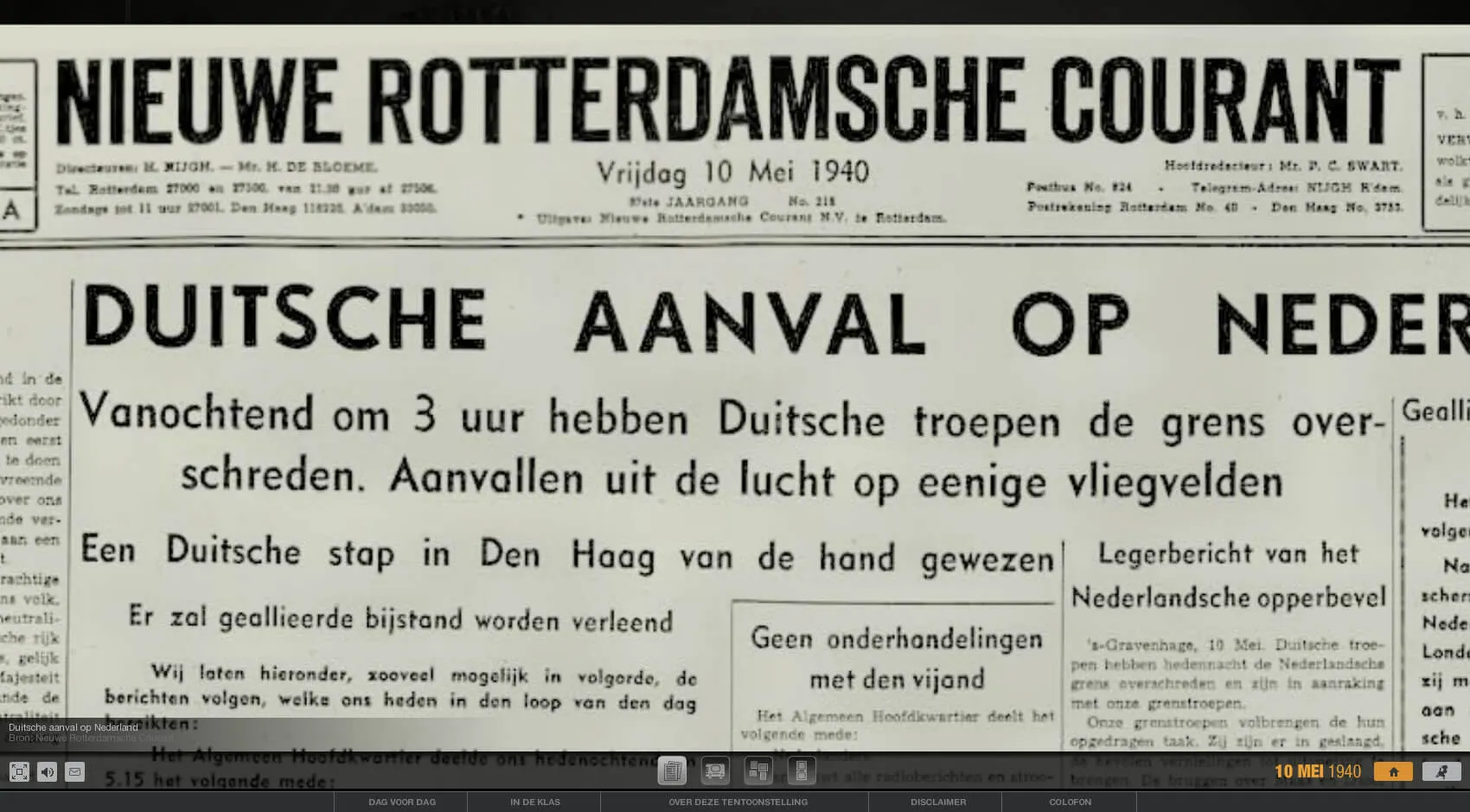 Tweedewereldoorlog.nl - Toegang tot toen