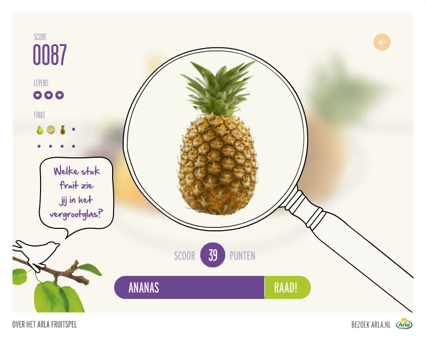Arla Fruit Spel