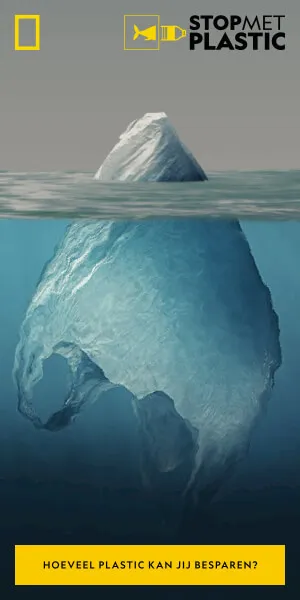 National Geographic Stop met plastic, 300×600