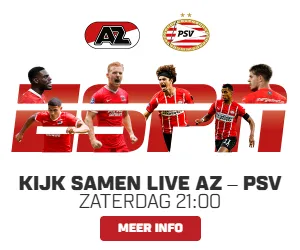 ESPN AZ–PSV en PSV–Feyenoord, 300×250